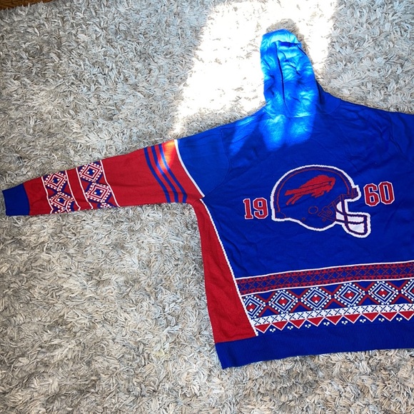 Exclusive Buffalo Bills Sweater Hoodie - Picture 5 of 7